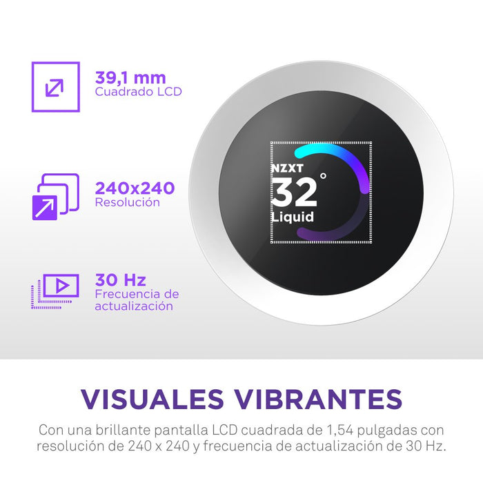 EAN 5056547205267 - NZXT Kraken Plus 360 RGB Procesador Sistema de refrigeración líquida todo en uno Blanco 1 pieza(s) imagen 4