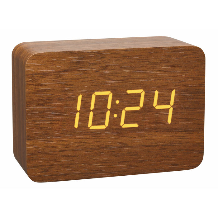 EAN 4009816032836 - TFA-Dostmann 60.2549.08 despertador Reloj despertador digital Marrón imagen 1