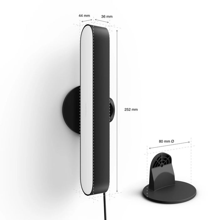EAN 8718696170717 - Philips Hue White and Color ambiance 7820130P7 Lámpara de mesa inteligente Bluetooth/Zigbee 6,6 W imagen 3