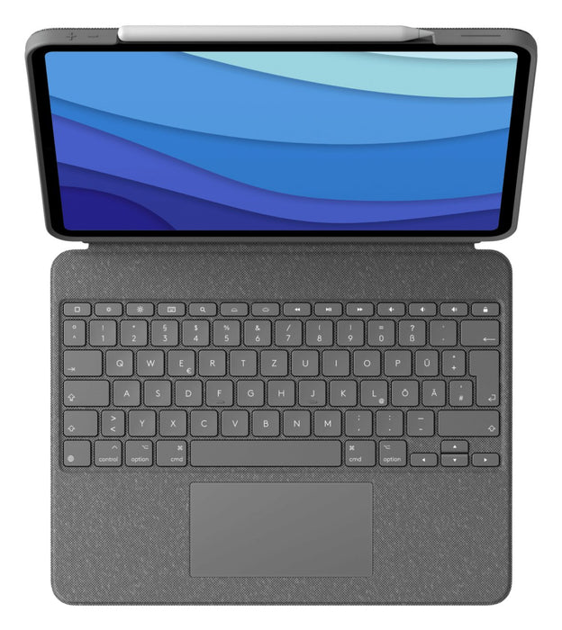EAN 5099206095694 - Logitech 920-010208 teclado para móvil QWERTZ Alemán Smart Connector Gris imagen 1