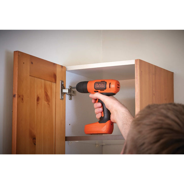 EAN 5035048631706 - Black & Decker BDCD8-QW taladro Sin llave Negro, Naranja imagen 8