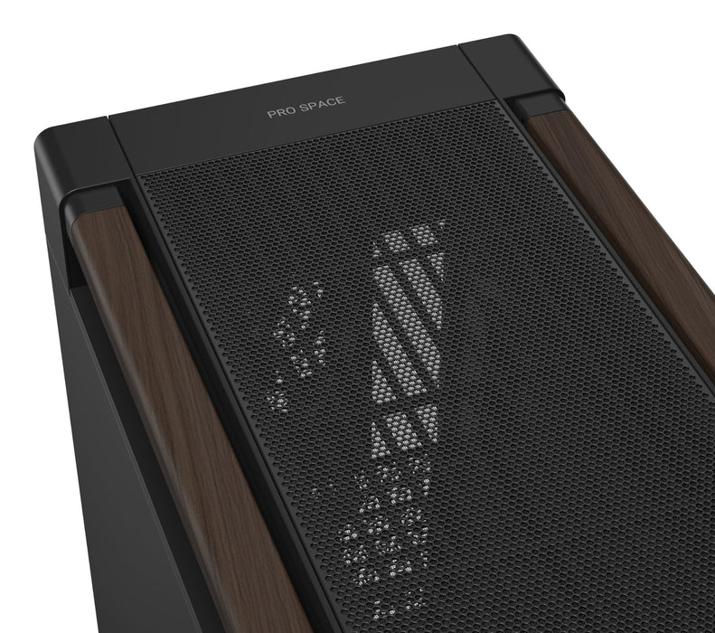 Caja  Pc Asus Geh Proart Pa602 Walnut Wood Metal Pwm Modern Negro