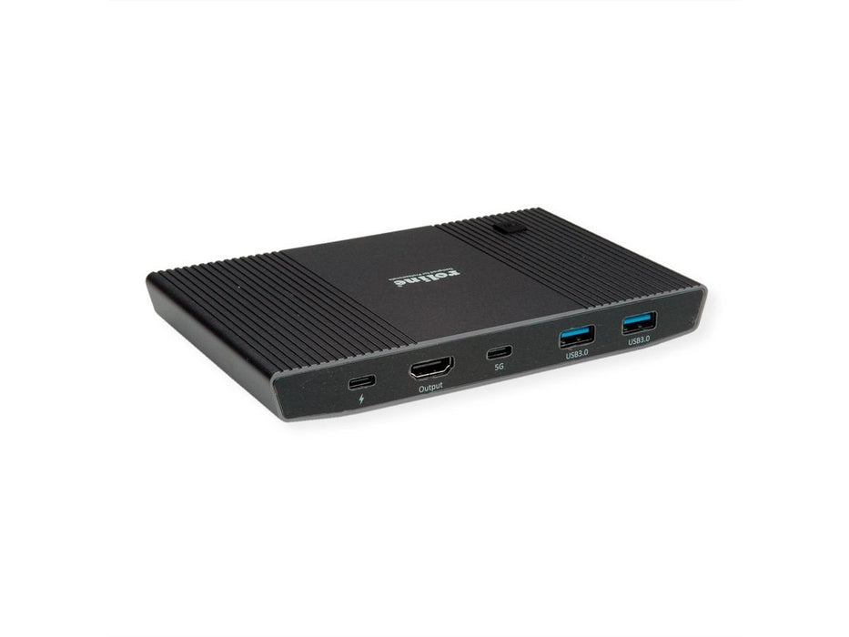 Roline Kvm Switch, Hdmi 4k, Usb, 1 User - 2 Mobilgerte