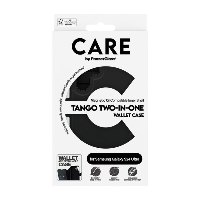EAN 5715685012341 - PanzerGlass CARE™ by ® Tango 2-in-1 Wallet Case w. Qi Compatible Samsung Galaxy S24 Ultra funda para telé imagen 3