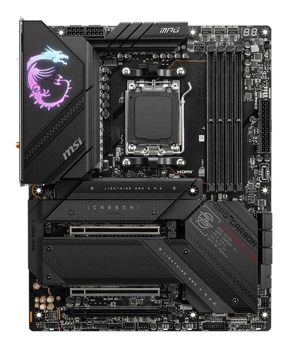 EAN 4711377004879 - MSI MPG X670E CARBON WIFI placa base AMD X670 Zócalo AM5 ATX imagen 2