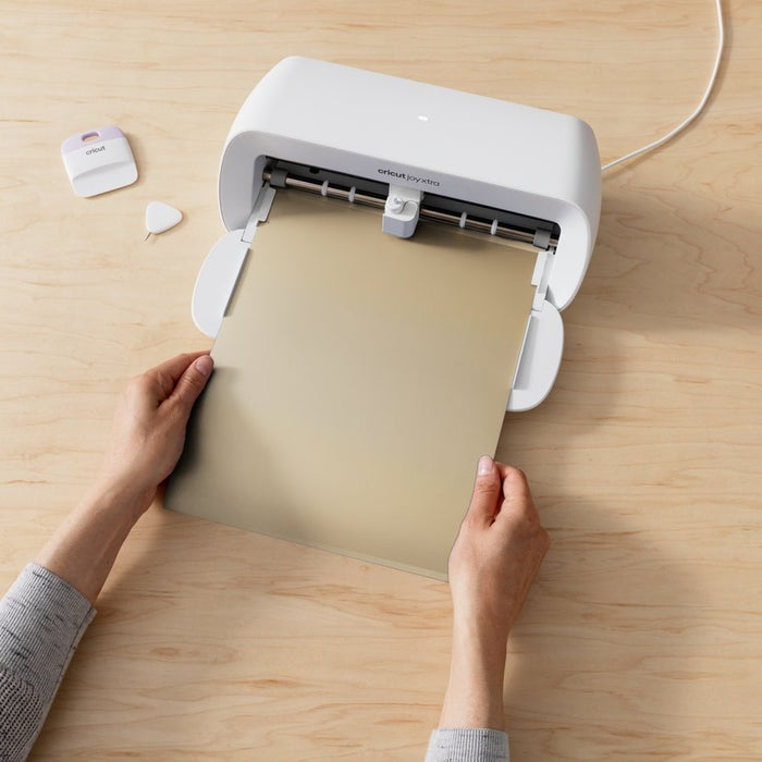 Cricut Joy Xtra Smart Vinyl Desmontable Negro, Oro, Blanco Mate