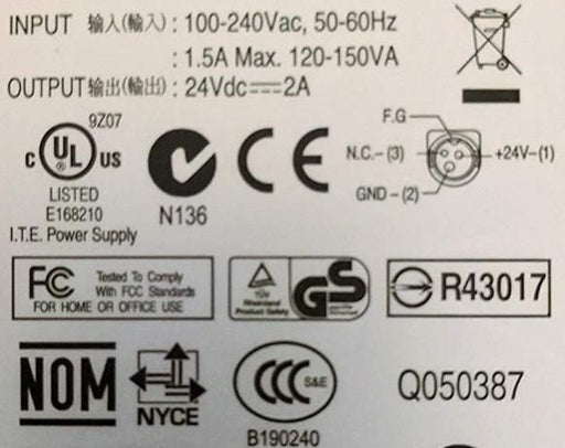 EAN 5706998550064 - CoreParts MBXPOS-AC0001 adaptador e inversor de corriente Interior 50 W Negro imagen 2
