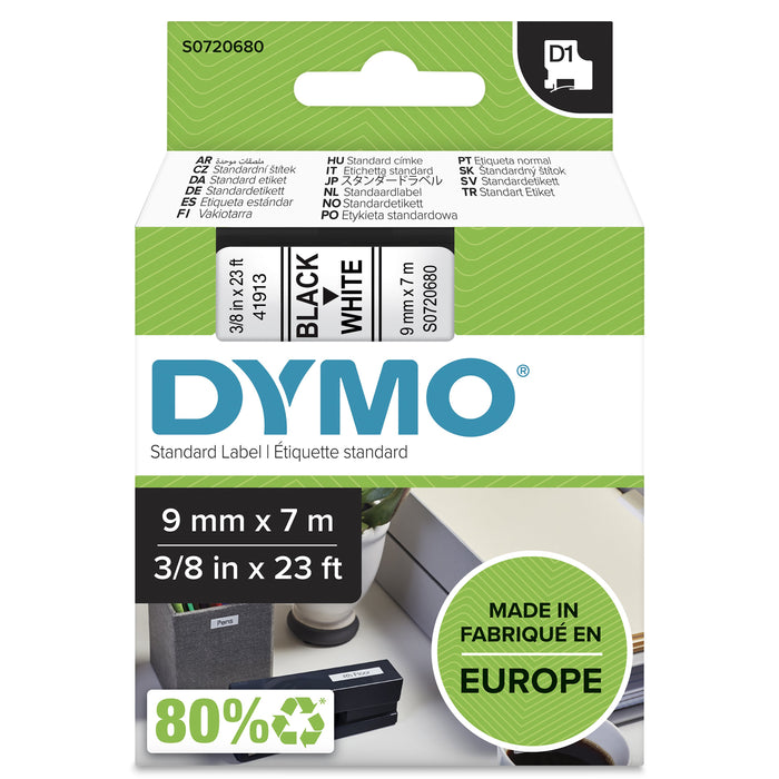 EAN 5711783897200 - DYMO D1 Standard - Black on White - 9mm cinta para impresora de etiquetas Negro sobre blanco imagen 1