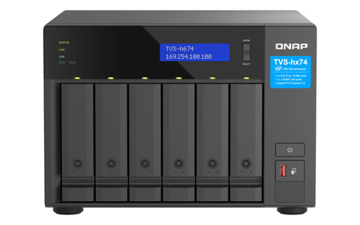 EAN 4711103082379 - QNAP TVS-h674 NAS Torre Intel® Core™ i3 i3-12100 16 GB DDR4 0 TB QuTS hero Negro imagen 1