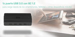 EAN 8595611701573 - i-tec U3HUB445 hub de interfaz USB 3.2 Gen 1 (3.1 Gen 1) Type-B 5000 Mbit/s Negro imagen 9