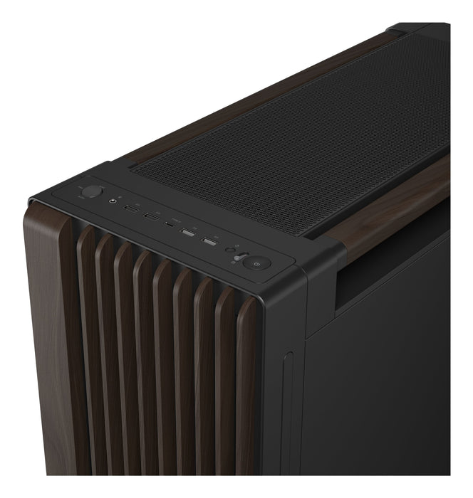 Caja  Pc Asus Geh Proart Pa602 Walnut Wood Metal Pwm Modern Negro