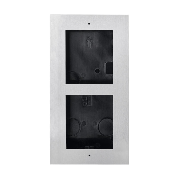 Abus Security-Center Marco Para 2 Module Montaje Empotrado Acero Inoxidable