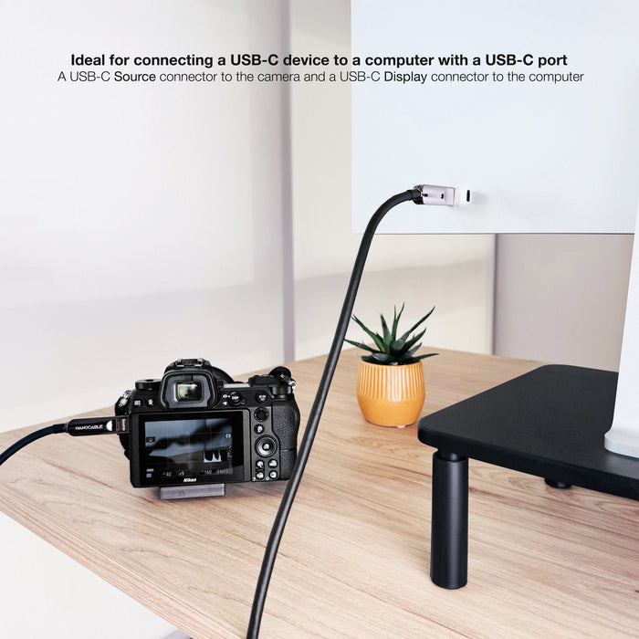 Cable Usb 3.2 Tipo-C Aoc Nanocable 10.01.4615 Usb Tipo-C Macho Usb Tipo-C Macho Hasta 60w 10gbps 15m Negro