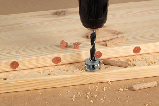 EAN 4006885291102 - wolfcraft GmbH 2911000 herramienta para fabricación de clavija de madera Centrador de clavijas imagen 3