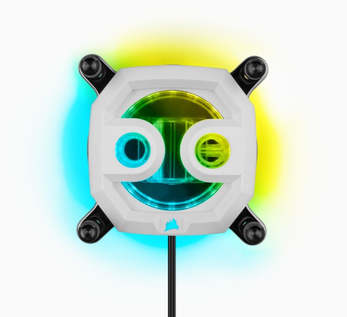 Bloque De Refrigeración Líquida Hydro X Series Xc7 Rgb Pro Cpu (1700/1200/Am4), Blanco
