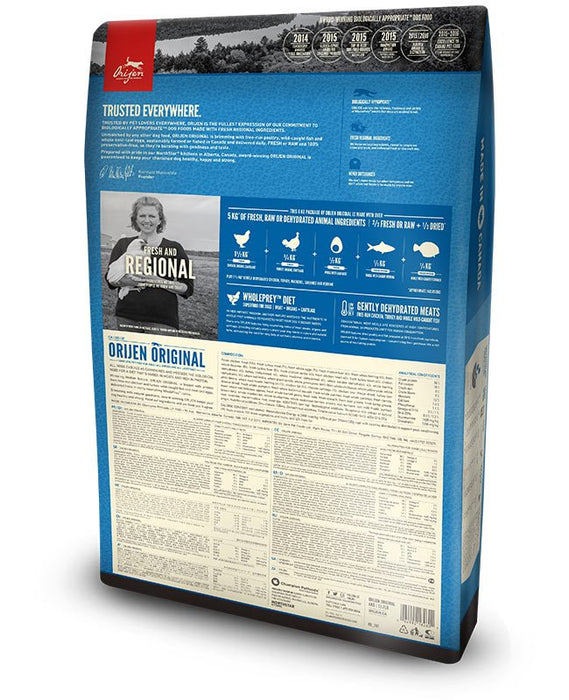 EAN 0064992182601 - Orijen Original 6 kg Adulto Pollo, Pescados, Pavo imagen 2