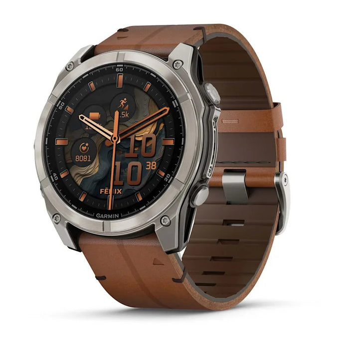 Garmin Fenix 8 3,56 Cm (1.4") Amoled 51 Mm Digital 454 X 454 Pixeles Pantalla Táctil Titanio Wifi Gps (Satélite)