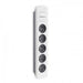 EAN 5901878502960 - Qoltec 50296 base múltiple 1,8 m 5 salidas AC Interior Gris, Blanco imagen 1