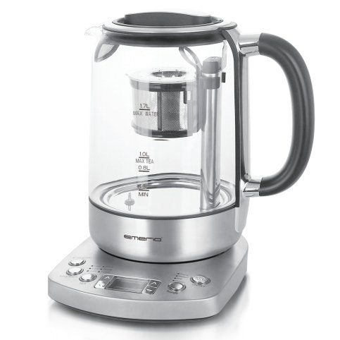 EAN 7333282001858 - Emerio WK-122248 tetera eléctrica 1,7 L 2200 W Acero inoxidable, Transparente imagen 1
