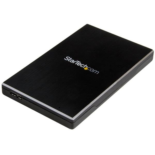 Startech.Com Caja De Aluminio Usb 3.1 (10gbps) De 1 Bahía De 2 5 Pulgadas Para Discos Duros Sata Iii Caja De Almacenamiento 2.5" Sata 6gb/S Usb 3.1 (Gen 2) Negro Para P/N: Bndtbusb3142 Pexus313ac2v Pexusb311a1e Pexusb311ac2 Pexusb312a2 Pe