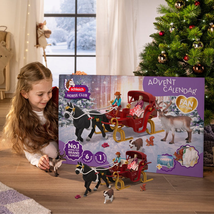 Schleich Schleich Gr. Adventsk. Horse Club - Weihnachtl. Schlittenf. 99179