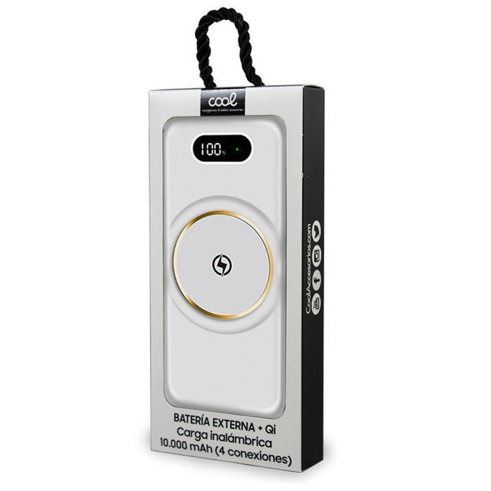 EAN 8434847060750 - COOL Accesorios 8434847060750 batería externa Polímero de litio 10000 mAh Cargador inalámbrico Plata imagen 4