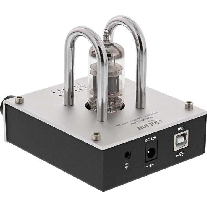 Inline Ampusb, Hi-Res Audio Hifi Dsd Usb Audio Dac, Amplificador De Tubo De Vacío Para Auriculares, 384 Khz/32 Bits