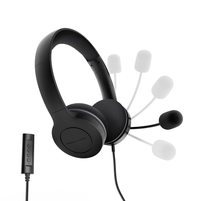EAN 8432426452033 - Energy Sistem Headset Office 3 Auriculares Alámbrico Diadema Llamadas/Música USB tipo A Negro imagen 4