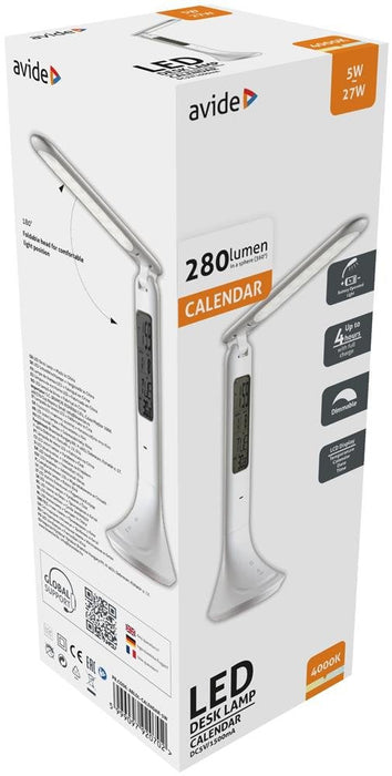 Avide Led Tischleuchte Kalender Blanco 5w