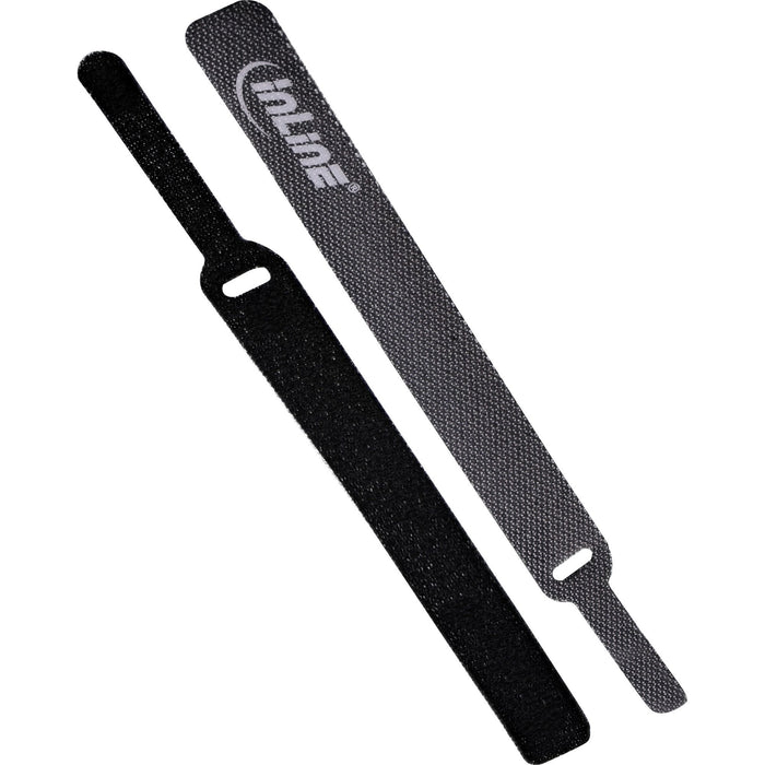 Tiras De Cable Inline Con Velcro 12x125 Mm 10 Uds. Negro