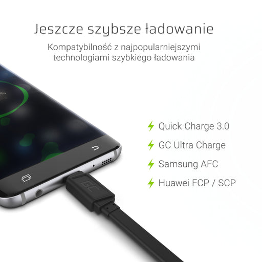 EAN 5903317225102 - Green Cell KABGC03 cable USB 0,25 m USB A USB C Negro imagen 2