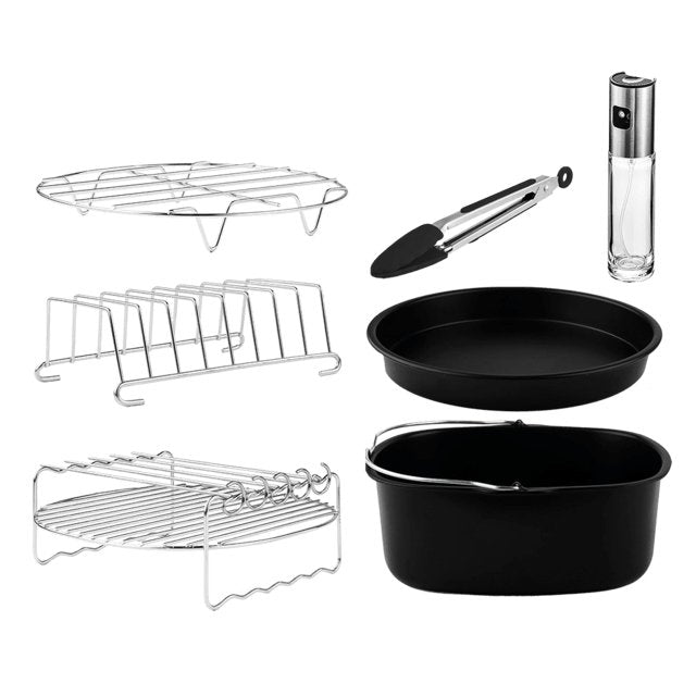 EAN 8435484049955 - Cecotec 04995 accesorio para freidoras Kit de accesorios Negro, Acero inoxidable imagen 1