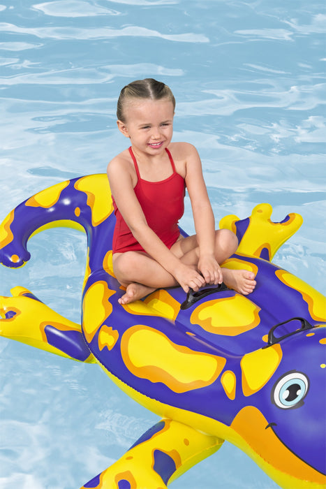 EAN 6941607348703 - Bestway 41502 flotador para piscina y playa Púrpura, Amarillo Monocromo Cloruro de polivinilo (PVC) Colch imagen 5