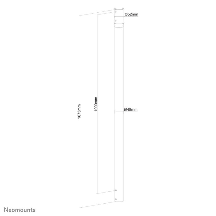EAN 8717371448400 - Neomounts NS-EP100BLACK accesorio para soporte de monitor imagen 11