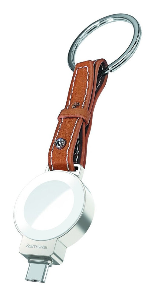 EAN 4252011911479 - 4smarts 541476 cargador de dispositivo móvil Reloj inteligente Marrón, Plata, Blanco USB Cargador inalámb imagen 2