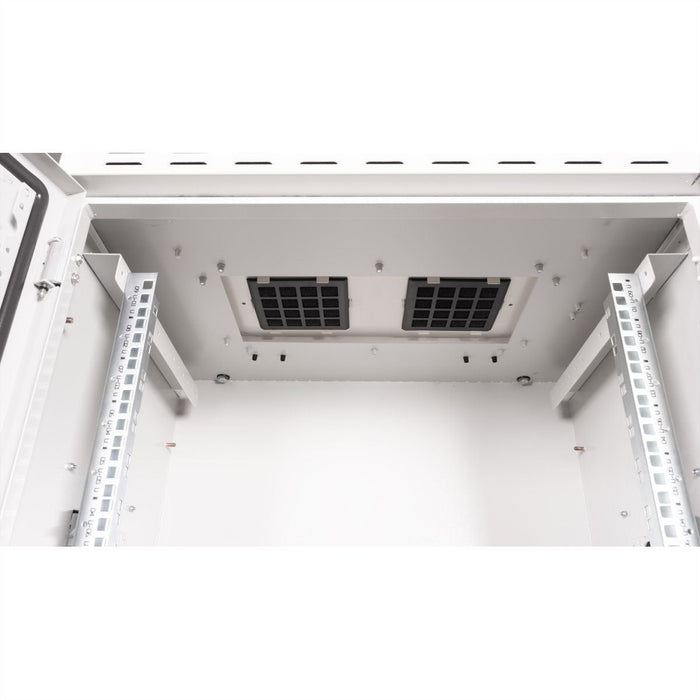 Roline 19-Zoll Wandgehuse Pro 9 He, 600x450 Bxt Ip55 Outdoor Grau