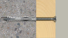 EAN 4048962480870 - Fischer 568106 tornillo de anclaje y taco 100 pieza(s) Anclaje de expansión 50 mm imagen 6