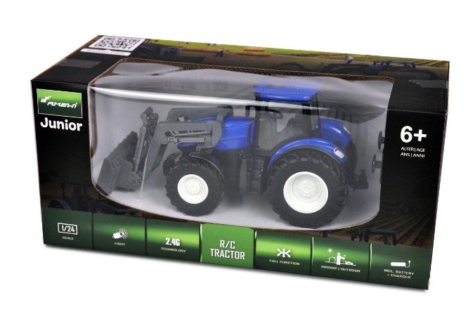 EAN 4260768515635 - Amewi Toy Traktor mit Räumschild modelo controlado por radio Tractor Motor eléctrico 1:24 imagen 9