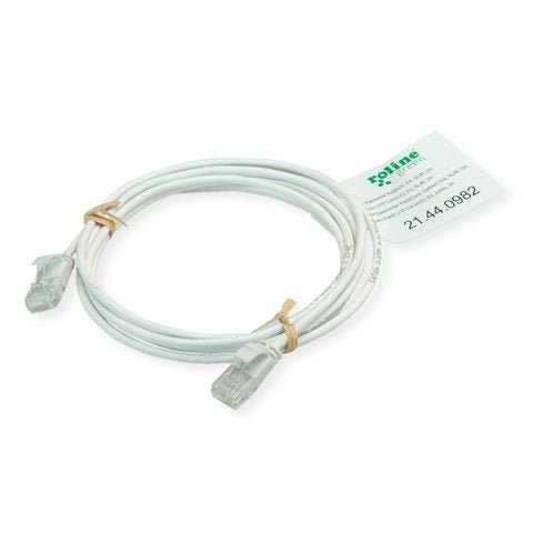 Roline Verde Utp Cable De Red Cat.6a (Class Ea), Lsoh, Slim, Grau, 2 M