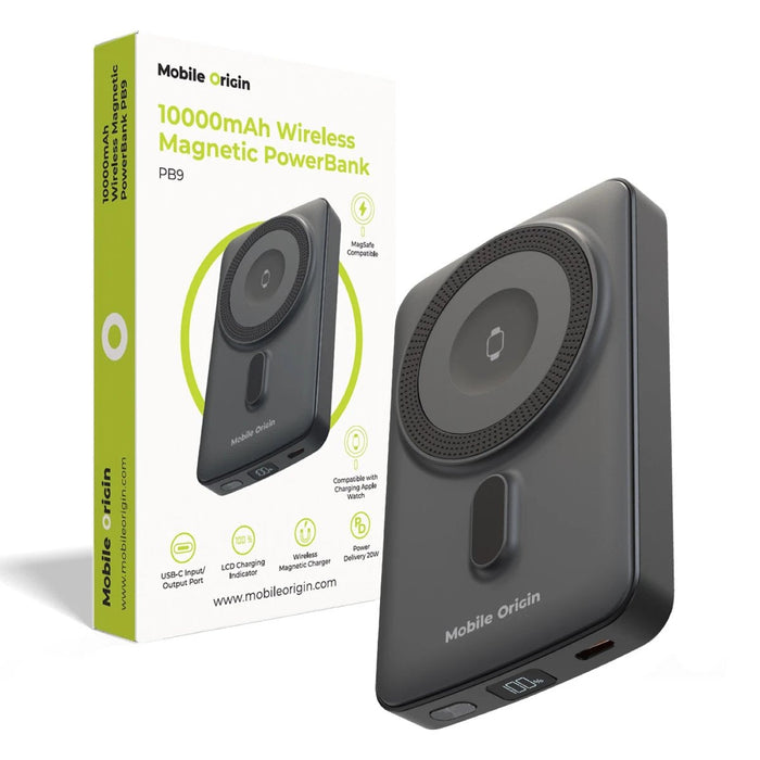 Mobile Origin Magnetic Powerbank 10000mah Pb9