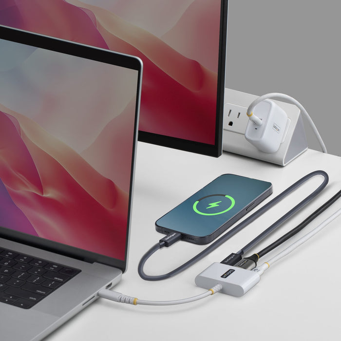 Dock Hub Multipuertos Usb-C A Cabl