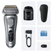 EAN 8700216555081 - Braun Series 9 Pro+ 9667CC afeitadora Máquina de afeitar de láminas Recortadora Plata imagen 3