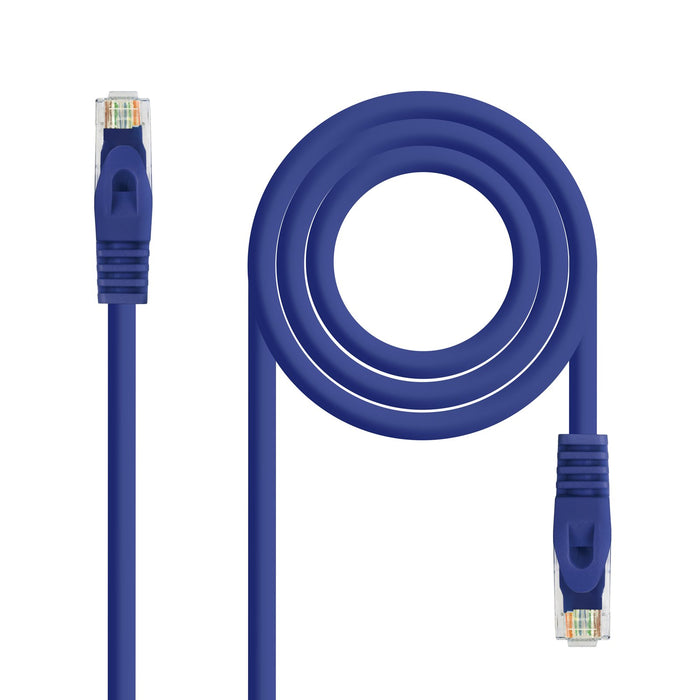 EAN 8433281011106 - Nanocable 10.20.1800-L25-BL cable de red 0,25 m Cat6a U/UTP (UTP) imagen 1