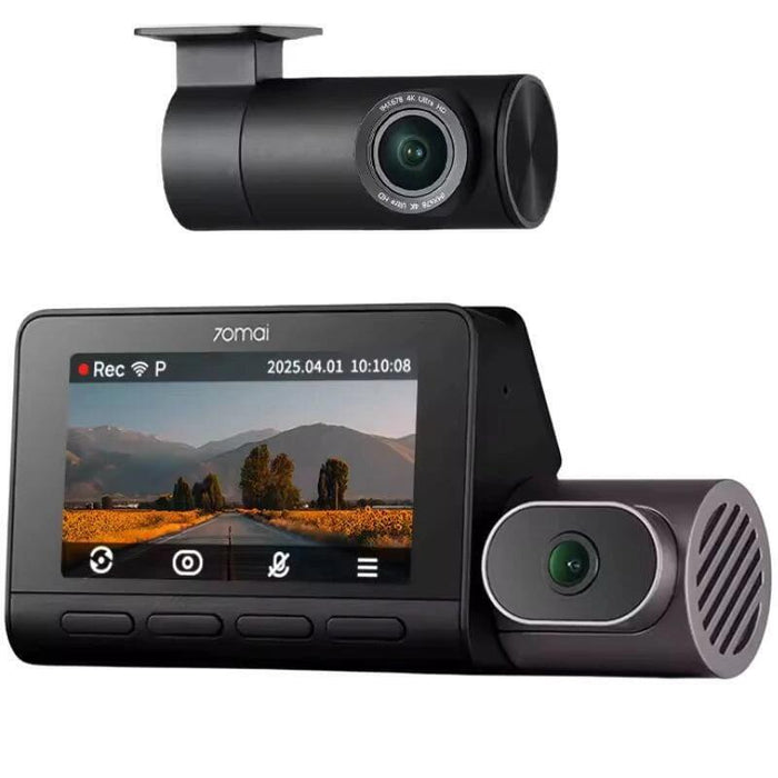 70mai Dash Cam 4k T800 + Cámara Trasera 70mai Rc41 -  Premium Set - Desprecintado