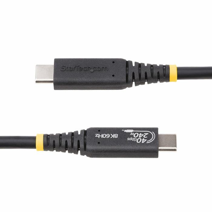 EAN 65030901673 - StarTech.com 50C-40G-USB4-CABLE cable USB USB4 Gen 3x2 0,5 m USB C Negro imagen 4