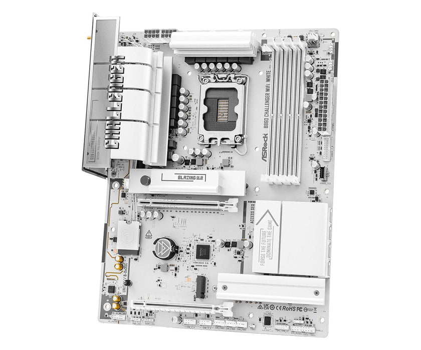 Mb Asrock Intel 1851 B860 Challenger Wifi White