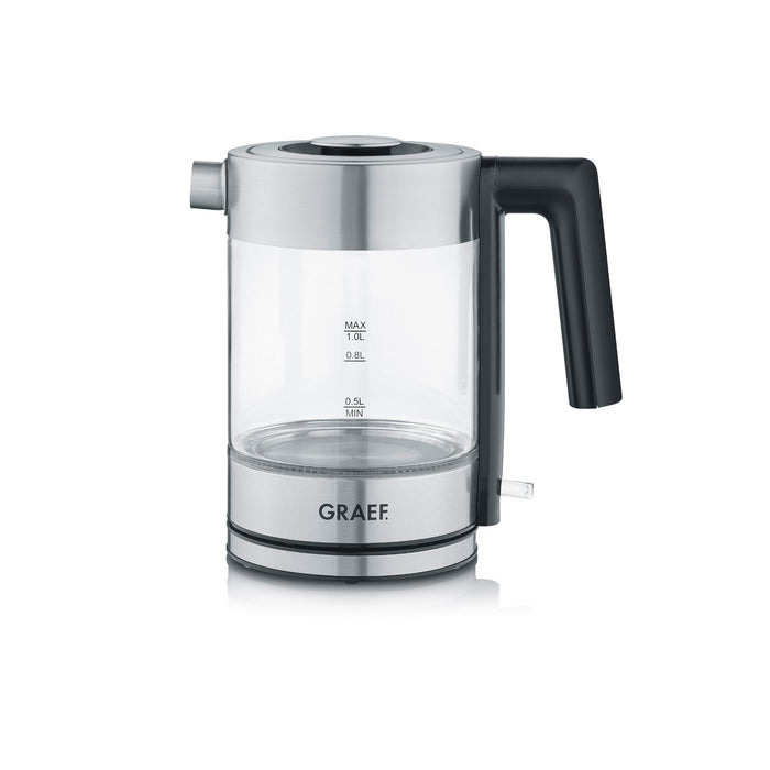 EAN 4001627026394 - Graef WK300 tetera eléctrica 1 L 2000 W Negro, Acero inoxidable, Transparente imagen 1