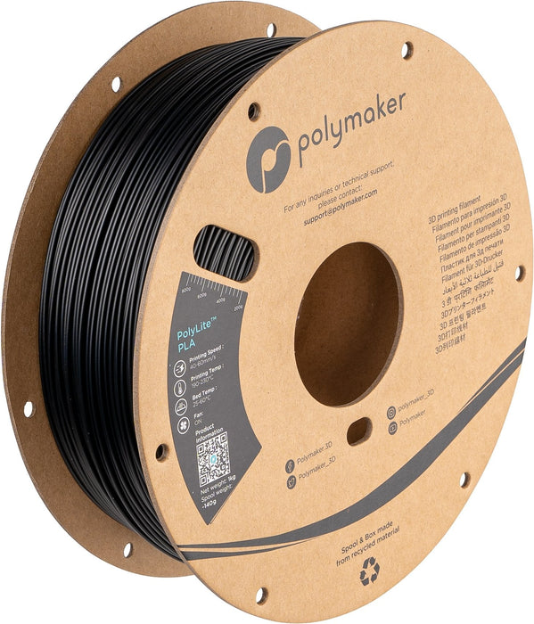 Pla 1,75mm Negro 3kg