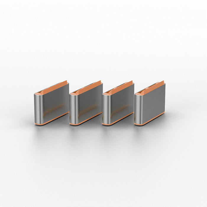 EAN 4002888404280 - Lindy 40428 bloqueador de puerto Llave de bloqueador de puerto USB Tipo C Gris, Naranja 4 pieza(s) imagen 2