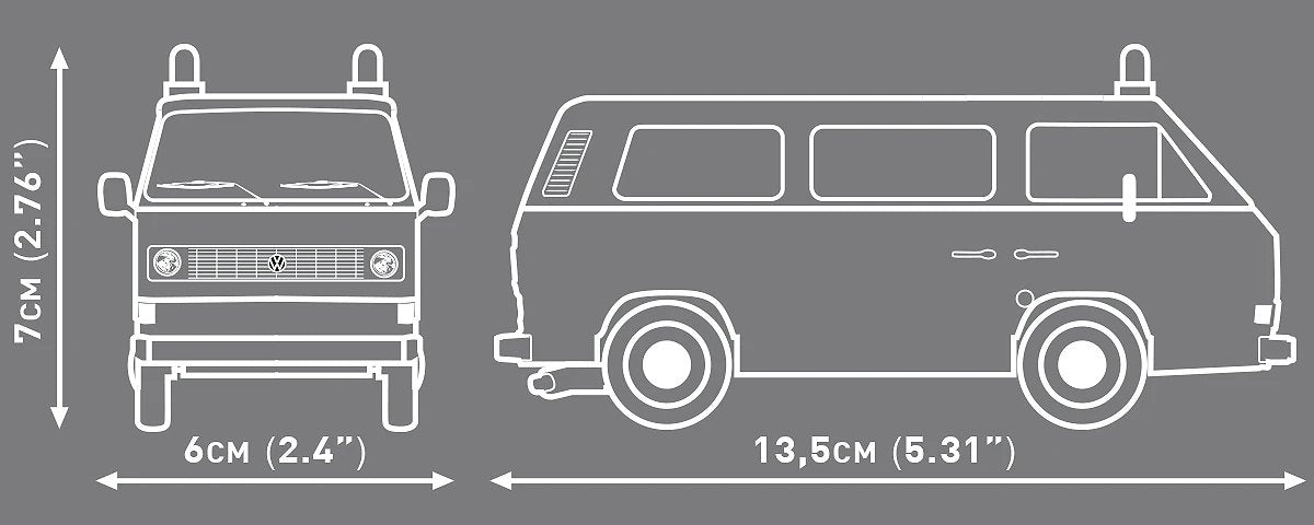 Cobi Volkswagen T3 Feuerwehr Cobi-24635
